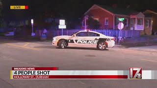 1 dead in quadruple shooting in Durham, police say