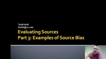 Evaluating Sources (pt 3)