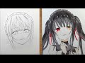 How to Draw KURUMI [ Date a Live ] - Cara Menggambar Anime