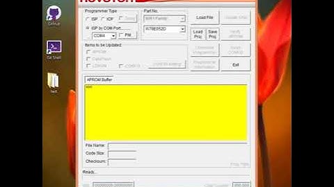 LEO : Flashing 8051 Development Board. Nuvoton IC using ISP