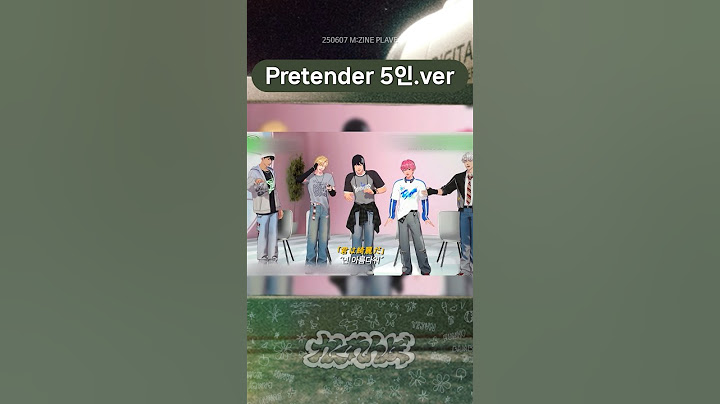 플레이브 한소절 라이브 프리텐더 Pretender cover #플레이브