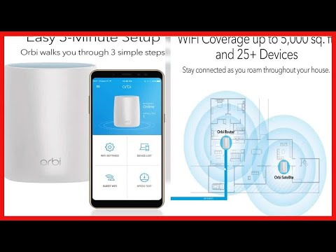 NETGEAR Orbi Tri-band Whole Home Mesh WiFi System with 3Gbps Speed