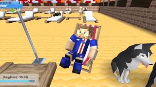 Main lari lari ke pantai sama popol dan pupul school party craft Part 5 screenshot 4