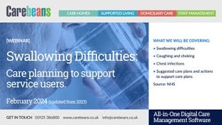 Webinar: Swallowing Difficulties February 2024 [CPD Certified]