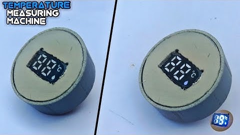 How to Make Digital Temperature Sensor at Home | Two Digit Temperature Sensor With Segment Display