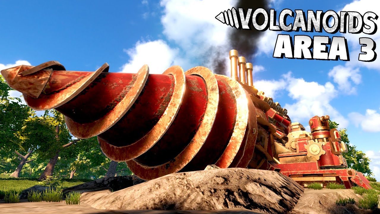 Building a Level 3 Drill Ship Because That's How Volcanoids Works... Volcanoids Gameplay YouTube