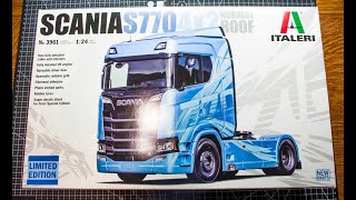 Unboxing Scania S770 4X2 au 1/24èmes de chez Italeri!