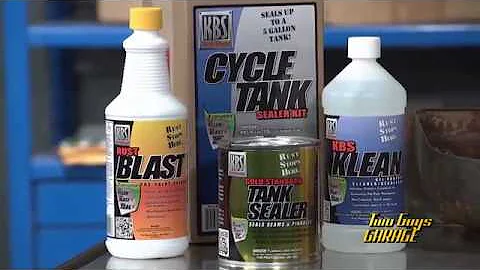 KBS Tank Sealer and Tank Sealer Kits Featured on 2 Guys Garage