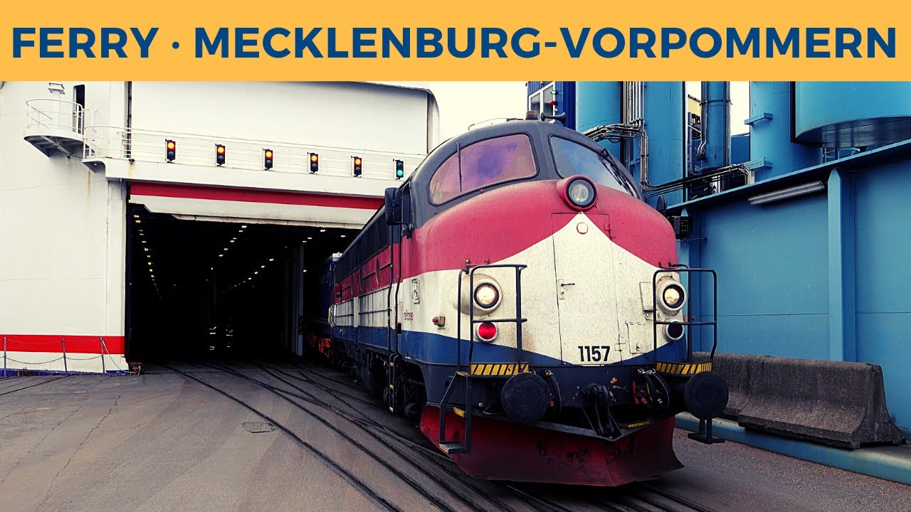 Ferry MECKLENBURG-VORPOMMERN, Trelleborg, Väte, loco MY 1157 shunting train (Stena Line)