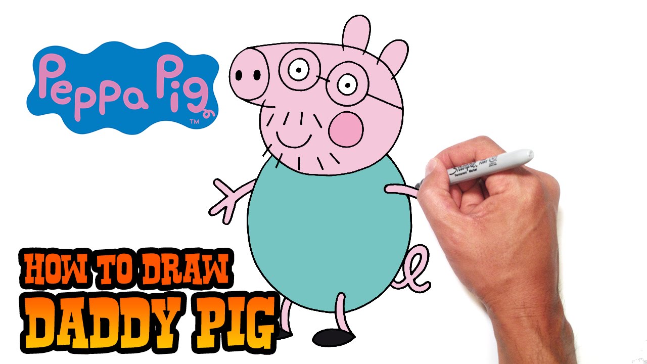 Featured image of post Daddy Peppa Pig Drawing Easy