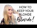 How I Keep My Blonde So Blonde! | Molly Sims 2018