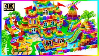 ASMR Video | Super Fun Summer Theme Park Playground Have Castle For Hamster Princess