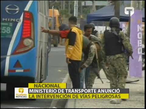 Ministerio de transporte anunció la intervención de vías peligrosas
