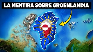 Groenlandia parece tan grande (pero no lo es)