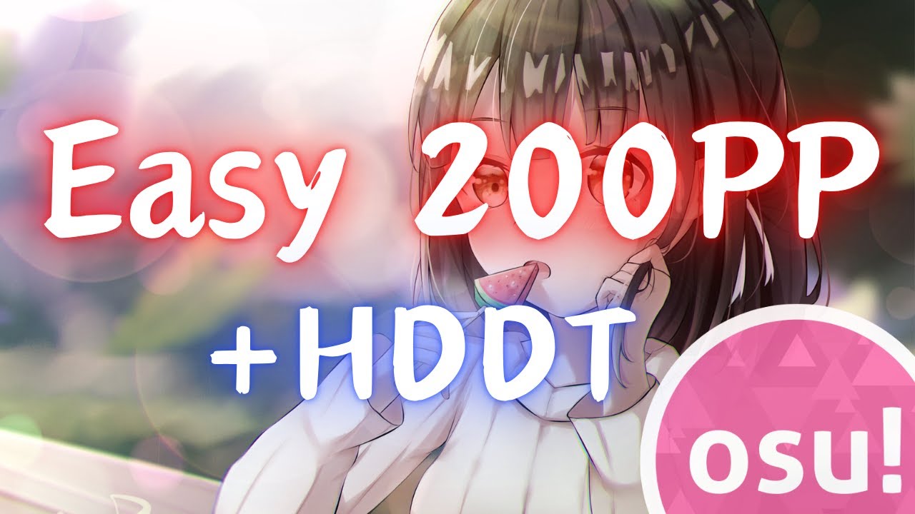 osu! The Easiest 200pp Farm Map New Harumachi Clover 99.44% (247pp)