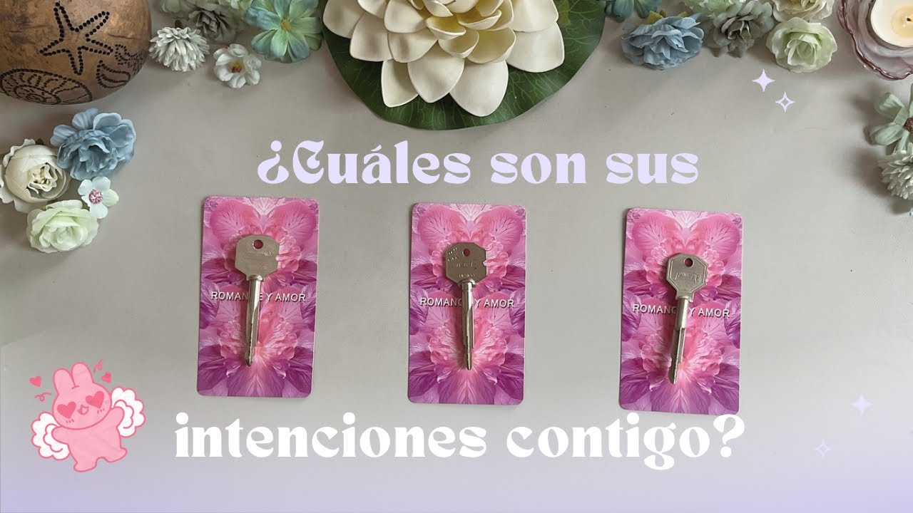 Estas son sus intenciones y lo que siente 😍 | tarot interactivo 💕