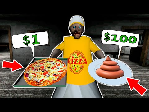 Granny vs Expensive Pizza vs Cheap Pizza - funny horror animation parody (p.135)