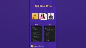 CARD HOVER EFFECT....#shortsfeed #shorts #onlinework #etc #upwork #fiver #html #css #javascript