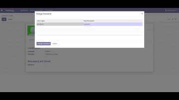odoo How to add user