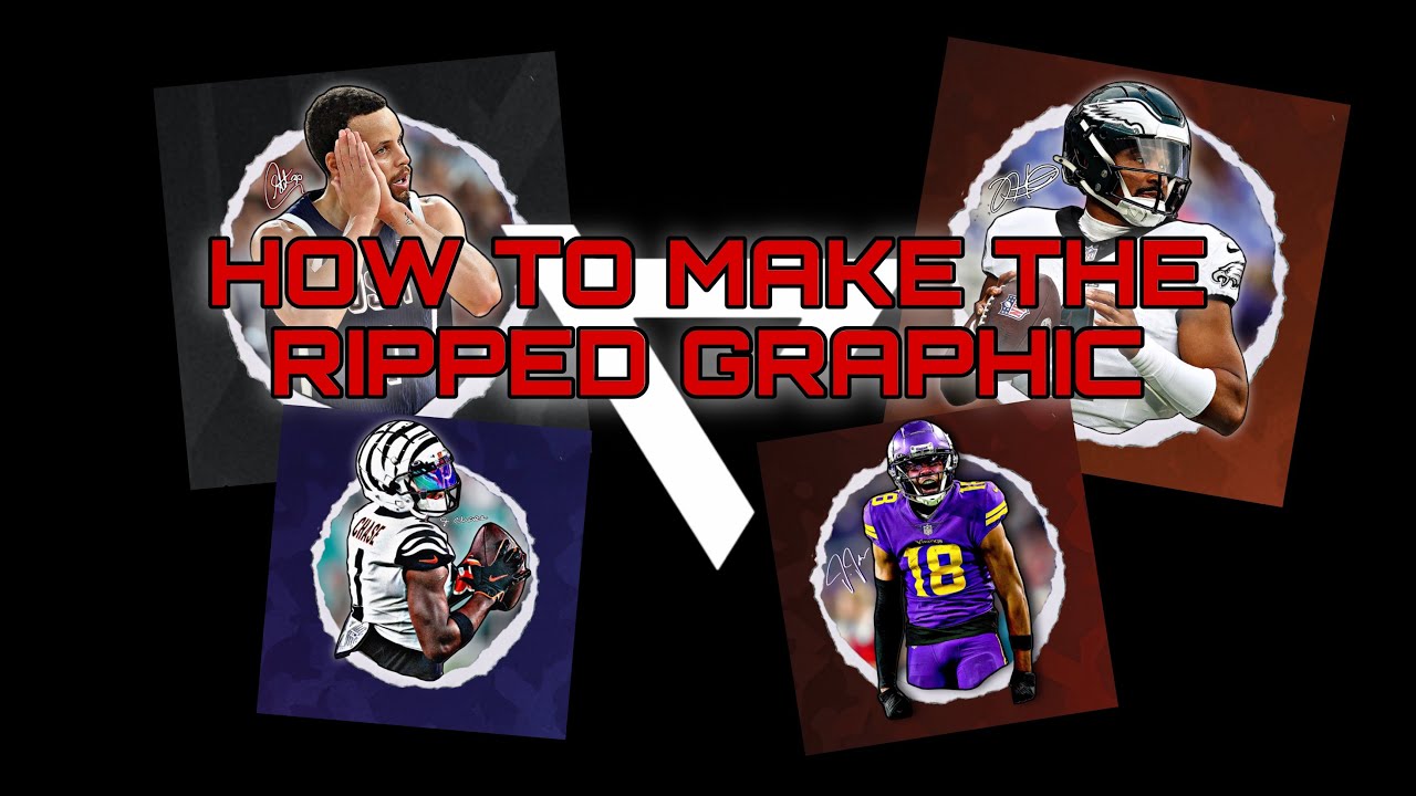 Make Ripped Words How to make the ripped graphic (updated version) - YouTube