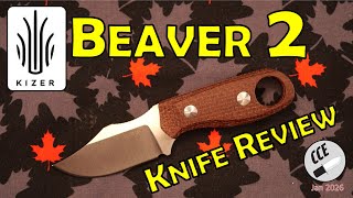 Kizer Knives - Beaver 2 "Field Dressing" knife - FULL #knifereview