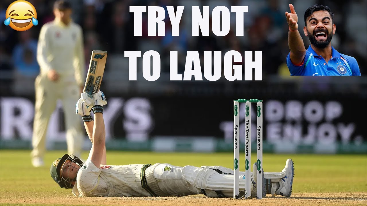 Top 10 Funny moments in cricket || Try not to laugh || All time cricket ...
