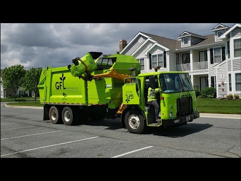 GFL Environmental Autocar ACX Heil Python side loade garbage truck
