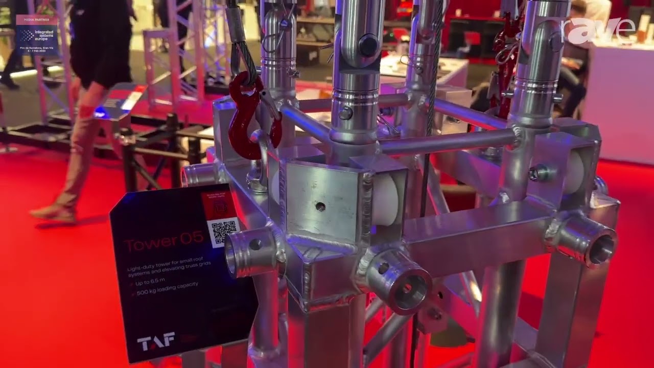 ISE 2025: Truss Aluminium Factory a.s. Shows Tower 05 Light Duty Tower with 5-Kilogram Load Capacity