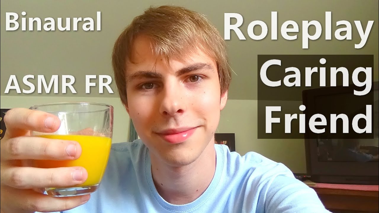 Binaural ASMR FR ❤️ Roleplay Caring Friend ❤️ (Discussion avec un ami) - Whispering