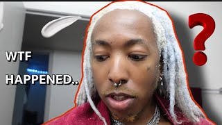 BLEACHING MY LOCS GONE WRONG PART 2 :)