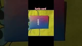 Junio card unboxing /  best pocket money app for teenagers