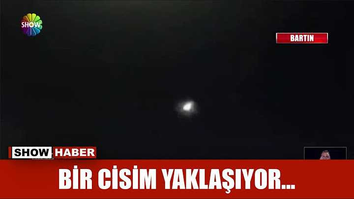 Bir cisim yaklaşıyor...
