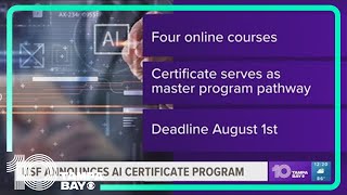 USF announces AI certificate program