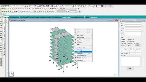 Multi-Storey Building Design [G+7] in Staad.Pro. V8i Software