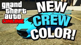 GTA 5 Online Paint Jobs - Best Rare Crew Colors #3! 'Coldy Blue!'