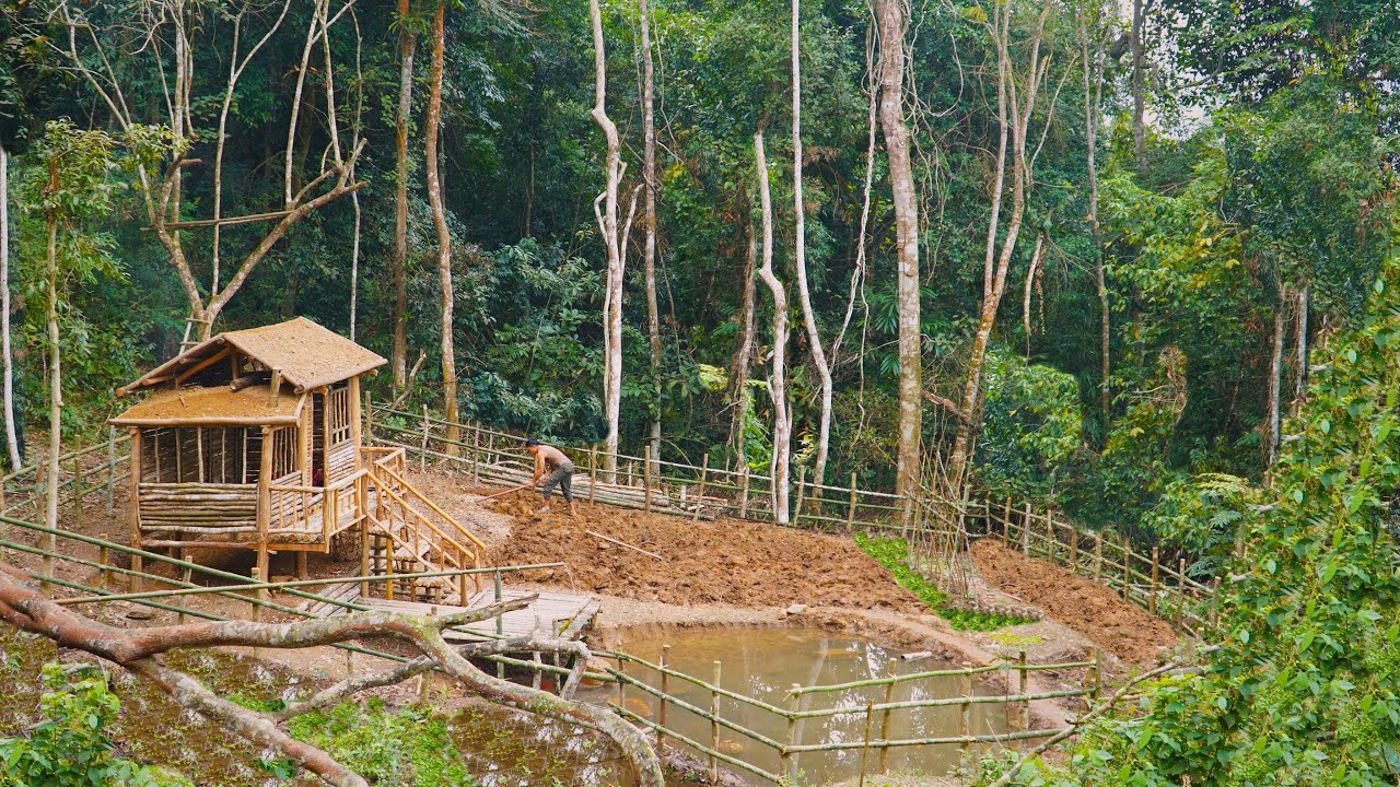 Catch fish in wild ponds, build gardens and prepare land for planting.