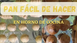 PAN CASERO EN HORNO DE COCINA A GAS - YouTube