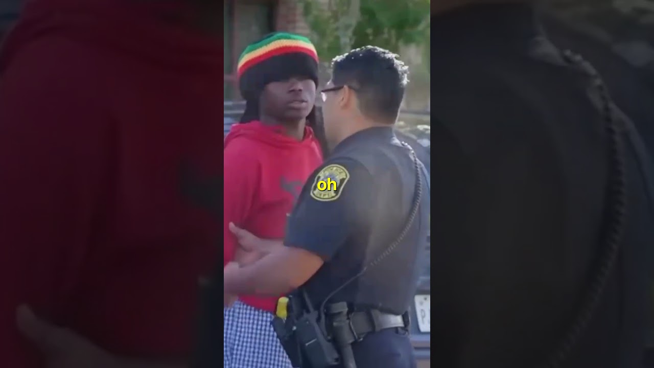 Курение орегано возле полицейского участка. Шутка. 