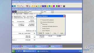 Modelos lineales con Statgraphics 5.1 plus