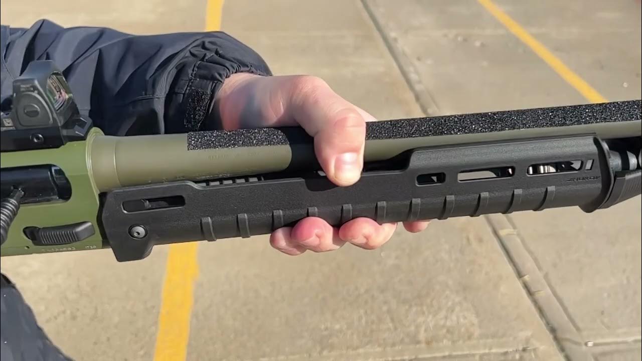 Beretta 1301 cycling in slow motion 12 gauge 00 Buck! Awesome shotgun that everyone should shoot