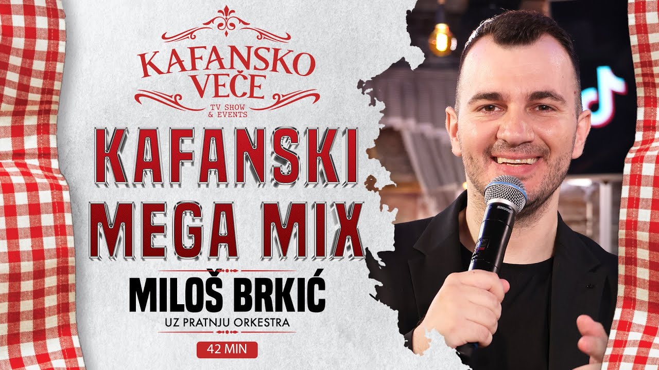 MILOS BRKIC - KAFANSKI MEGA MIX 42MIN | UZIVO | ORK ACE STOJNEVA | 2024 | KAFANSKO VECE
