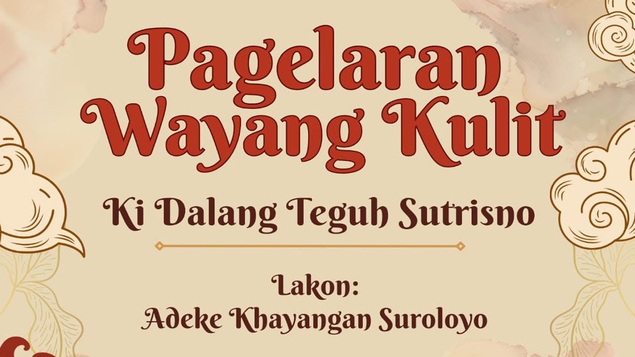 Live Stream Pagelaran Wayang Kulit Ki Teguh Sutrisno Lakon 