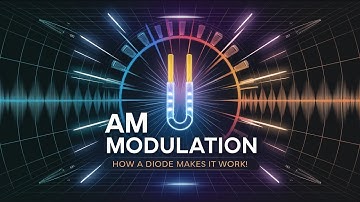 AM Modulation Simplified: How a Diode Makes It Work! 🔊⚡