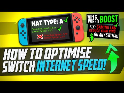 🔧 How to Boost Nintendo SWITCH Internet speed - Faster downloads, Lower Ping (WiFi & Wired) 📶