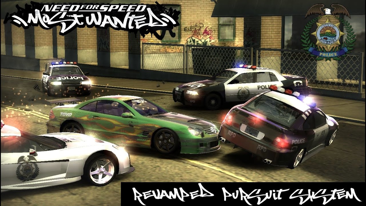 NEED FOR SPEED MOST WANTED POLICE CAR CHASE GAME PLAY