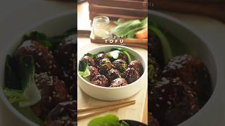 How to cook Teriyaki Tofu Balls #veganrecipes #food #tofu #cooking #tofuballs #airfryer