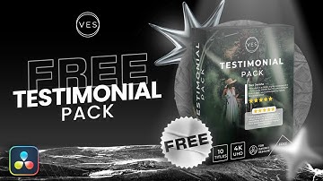 Free Testimonial Pack for Davinci Resolve