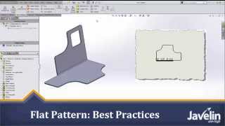 SOLIDWORKS Sheet Metal Tutorial: Flat Pattern  Best Practices