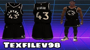NBA2K20v98 RECOLOR JERSEY RAPTORS TEXFILEV98