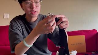 Louis Vuitton Alpha Wearable Wallet Unboxing #louisvuitton